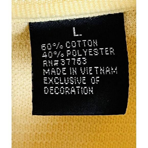 Ping Collection Polo Shirt Mens Large Yellow Dry Fiber Dynamics Golf Cotton - Picture 4 of 7